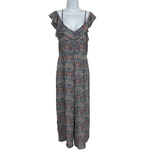 Cupcakes and Cashmere Off the Shoulder Strappy Jumpsuit Size 6 - Picture 1 of 11
